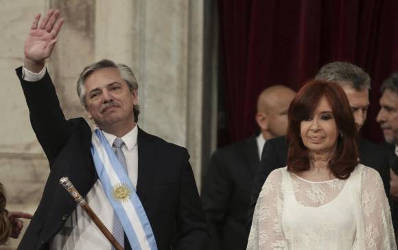 El nuevo presidente de Argentina, Alberto Fernández, recalcó este martes que llega al poder para “convocar a la unidad de toda la Argentina” en pro del bienestar de toda la población. Foto: AFP. 