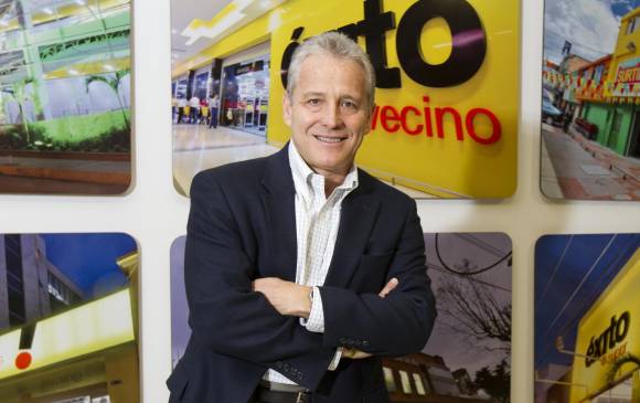 Carlos Mario Giraldo, presidente del Grupo Éxito. FOTO Edwin bustamante. 
