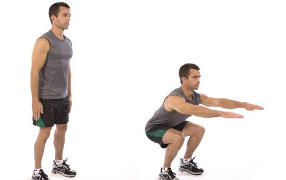Cunclillas. Cuerpo inferior. FOTO: Cortesía investigación Health and fitness journal.