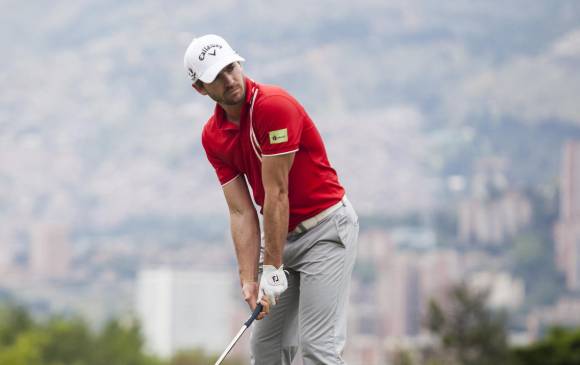Andrés Echavarría es tercero en el Abierto de golf de El Rodeo. El líder es Christian Espinoza de Chile. FOTO edwin bustamante
