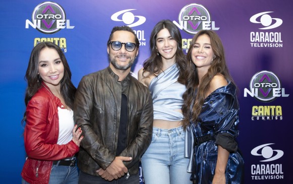 Paola Jara, Diego Torres, Paulina Vega y Greeicy. FOTO Cortesía Juliana Lopera/Caracol Televisión