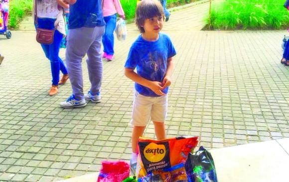 Sebastián López Soler, de 6 años, se volvió famoso en redes sociales por un peculiar pedido para su cumpleaños. FOTO CORTESÍA