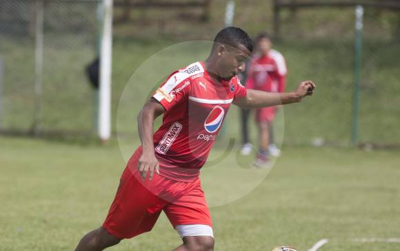 Luis Tipton, lateral del Deportivo Independiente Medellín. FOTO MANUEL SALDARRIAGA
