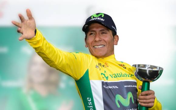 Este es el segundo triunfo del año de Nairo, que se había impuesto en la Vuelta a Cataluña. FOTO AFP 