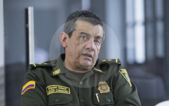 El comandante de la Policía Metropolitana, general Eliécer Camacho. FOTO EDWIN BUSTAMANTE