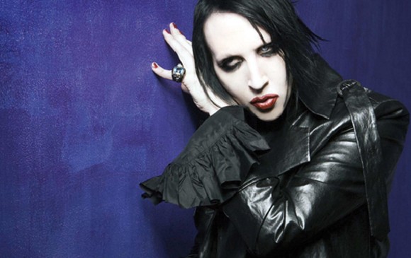 El cantante Marilyn Manson compartirá escenas con Sharon Stone, Jude Law y John Malkovich. Foto: Colprensa. 