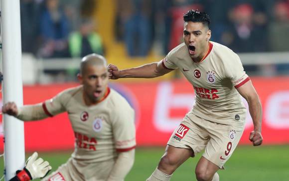 Falcao suma 10 goles en Turquía, 9 en Liga y uno en Copa. Tiene 240 anotaciones en el Viejo Continente. FOTO Twitter Galatasaray