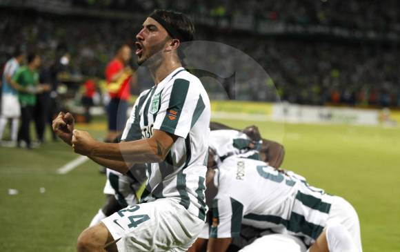 Sebastián Pérez anda por su mejor momento en Nacional. Además de recuperación, aporta goles. FOTO JULIO CÉSAR HERRERA 