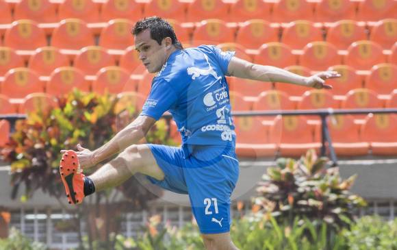 En el fútbol colombiano, Hechalar ajusta 41 goles, logrados con Huila y DIM. FOTO juan antonio sánchez