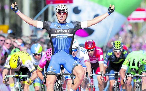 Este domingo el Giro disputará su última etapa por territorio holandés. Será un día propicio para esprinters. ¿Se vestirá Kittel de rosado? FOTO AFP