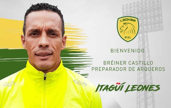 40 años tiene el exarquero nacido en Barbacoas, Nariño. FOTO cortesía-leones