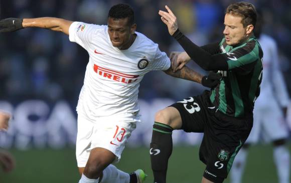 El colombiano Fredy Guarín jugó los 90 minutos del compromiso. FOTO AP