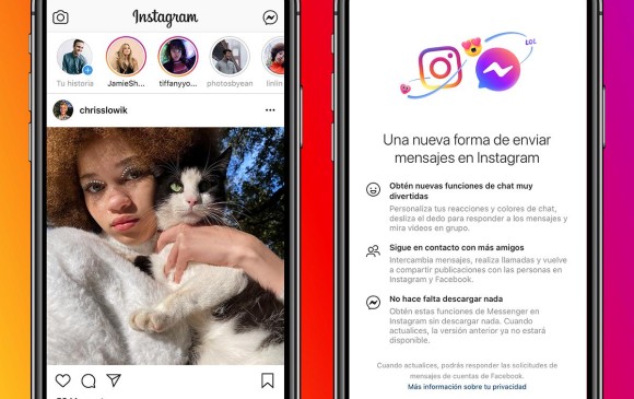 Qué es el Modo Efímero en Instagram y Facebook Messenger?