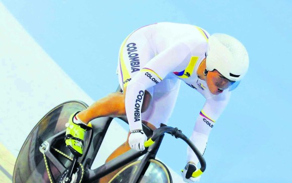 El ciclista antioqueño Fabián Puerta se ratificó en los Juegos de Toronto como uno de los mejores pisteros del continente. Su mente está centrada en los Olímpicos de Río-2016. FOTO COLPRENSA