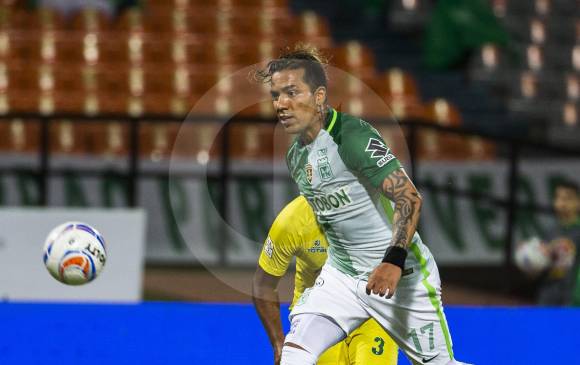 Dayro Moreno anotó su primer gol por la Liga Águila 2017-2. FOTO JULIO CÉSAR HERRERA