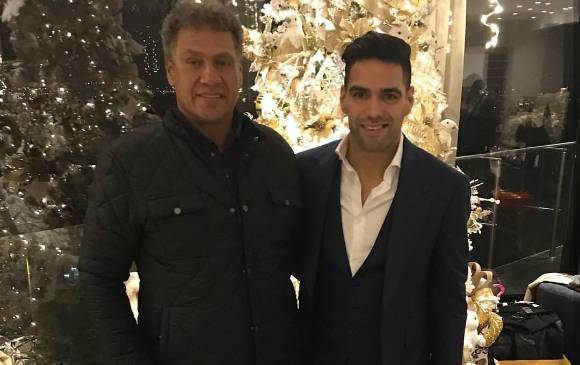 Radamel padre junto a su hijo, en una foto publicada por el Tigre en junio del año pasado, en el Día del Padre. 