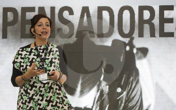 Mariana Hernández, directora creativa de Google Latam, habló de la ejecución que es más importante que solo generar ideas o campañas para el mercado creativo. FOTO JULIO CESAR HERRERA