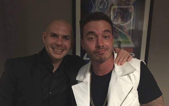 Pitbull y J. Balvin compartieron el año pasado gira con Enrique Iglesias por Estados Unidos. FOTO Instagram Pitbull
