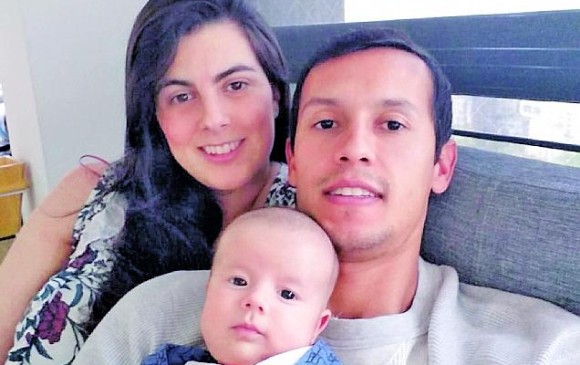 Familia de Andrés Ricaurte, jugador del Independiente Medellín. FOTO CORTESÍA