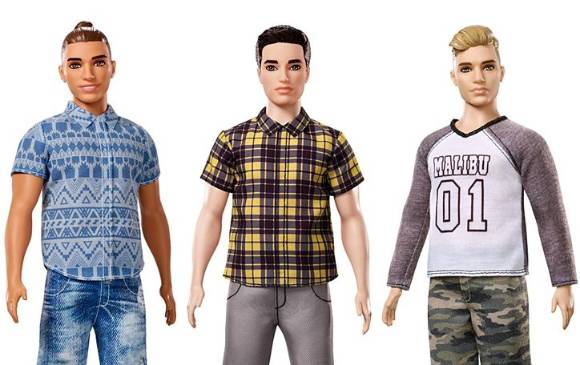 Estos son los nuevos look del novio de la Barbie. FOTO CORTESÍA