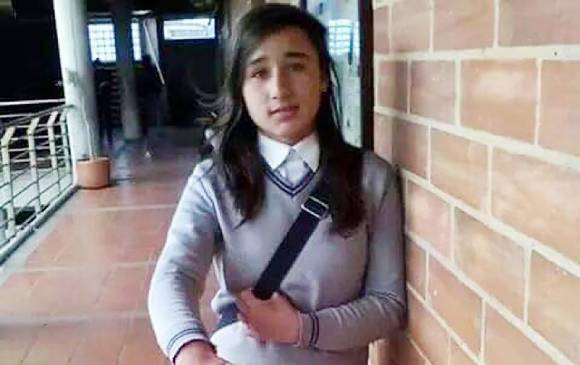 La foto de Leidy Jhoana Prado López es publicada por autorización de los padres. FOTO CORTESÍA