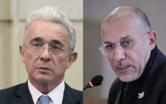 Álvaro Uribe y Roy Barreras, en el pasado grandes amigos, dirimirán sus diferencias en los estrados judiciales. FOTO: Colprensa