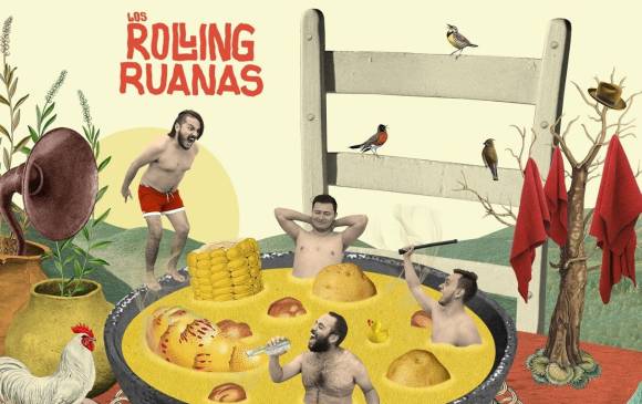 Los Rolling se ponen de ruana Medellín 
