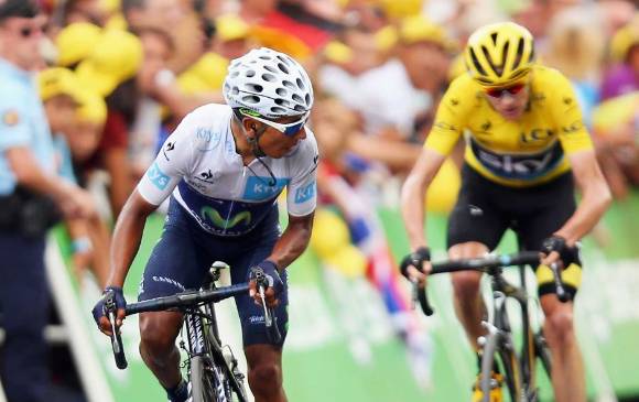 Nairo Quintana y Chris FroomeFOTO getty