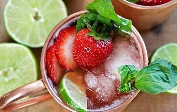 Moscow Mule de fresa
