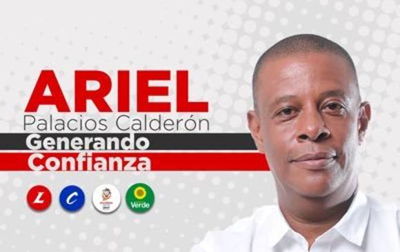 Goberrnador electo del Chocó, Ariel Palacios. FOTO twitter