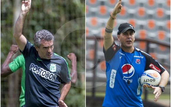 Ambos técnicos defienden estilos de juego modernos en los que la posesión del balón es lo más importante. FOTOS ROBINSON SÁENZ Y JUAN ANTONIO SÁNCHEZ