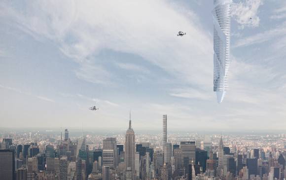 Ya hay planos del rascacielos. FOTO Clouds Architecture Office