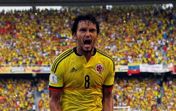 Abel Aguilar brindó liderazgo, entrega y gol en esta doble fecha eliminatoria. Si mantiene la continuidad con el Cali será nuevamente un jugador de confianza del técnico Pekerman. FOTO reuters