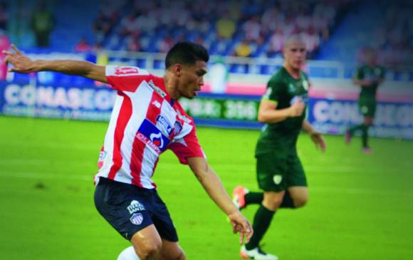 Teófilo Gutiérrez anotó su primer gol esta temporada con el Junior. FOTO Colprensa 