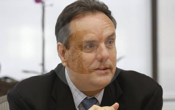 Jorge Mario Velásquez preside Grupo Argos desde el pasado mes de abril, luego de liderar la filial cementera, a la que llegó como practicante universitario hace más de 30 años. FOTO manuel saldarriaga