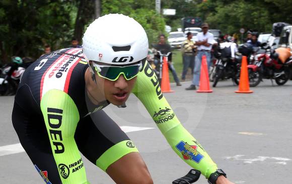 Walter Vargas ganó el oro en la contrareloj individual. FOTO Archivo Julio César Herrera