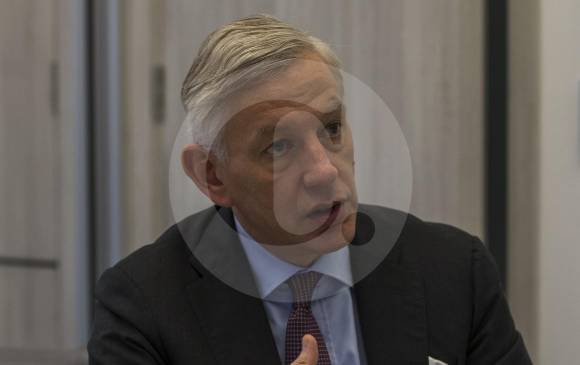 Dominic Barton, presidente global de McKinsey & Co., reitera el valor del talento humano. FOTO Jaime Pérez
