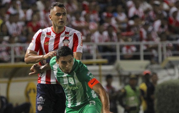Marlon Piedrahíta y Daniel Bocanegra podrían ser protagonistas hoy en el duelo entre Nacional y Junior. FOTO colprensa
