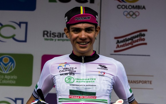Higuita estuvo 6 años bajo el mando de Saldarriaga. Fue campeón sub-23 de la Vuelta a Colombia. FOTO JULIO CÉSAR HERRERA