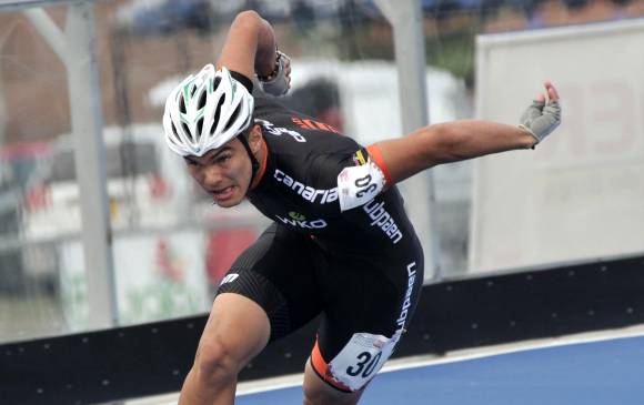 Jaime Uribe, de 18 años, buscará en septiembre un nuevo título mundial a sus 18 años. FOTO CORTESÍA LUIS RAMÍREZ