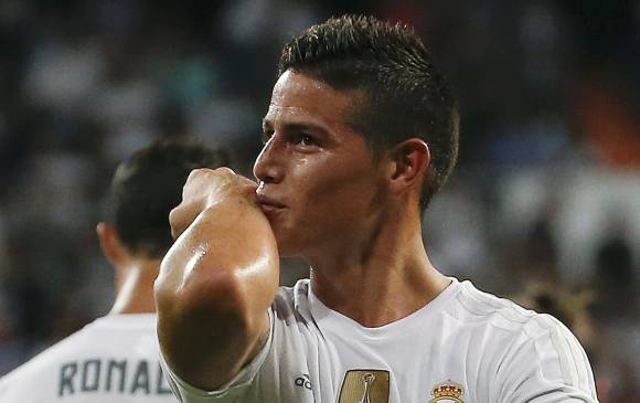 James Rodríguez volvió a ser titular con el Real Madrid. FOTO ARCHIVO REUTERS