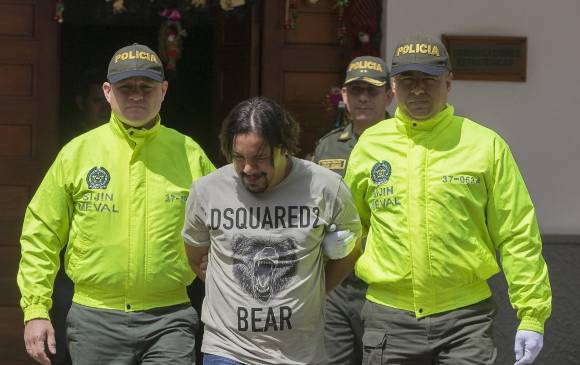 Juan Carlos Mesa Vallejo, alias Tom o Carlos Chata, fue capturado en diciembre pasado en el Oriente antioqueño. FOTO ARCHIVO