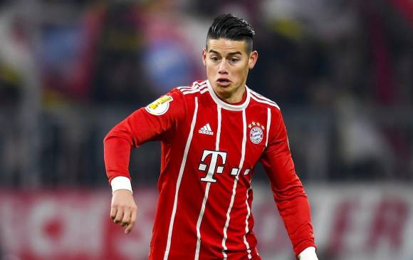 James Rodríguez actuó 75 minutos en el partido ante el Borussia Dortmund por la Copa de Alemania. FOTO EFE