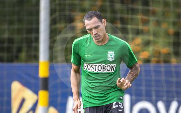 Aldo Leao Ramírez, una de las alternativas que tiene el técnico Jorge Almirón para el duelo en Ecuador. FOTO Juan A. Sánchez 