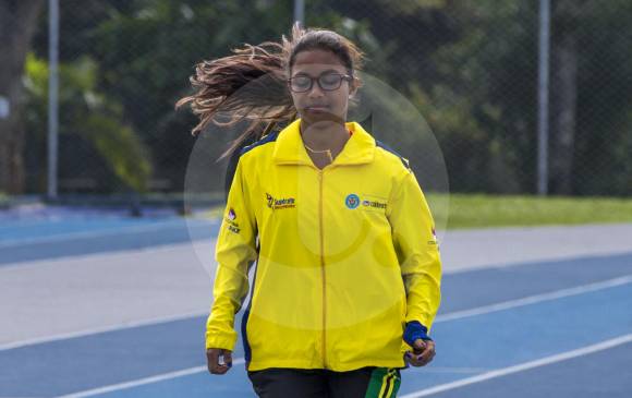 En Medellín, donde ya ha sido campeona nacional, Stefany buscará su primera conquista con Colombia. FOTO JUAN A. SÁNCHEZ