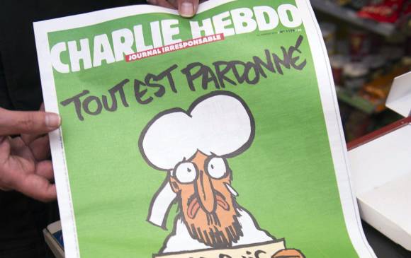 La última edición del Charlie Hebdo se agotó por segundo día consecutivo. FOTO CORTESÍA