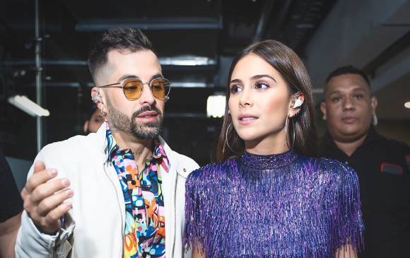 Imagen de Mike Bahía y Greeicy Rendón. FOTO INSTAGRAM