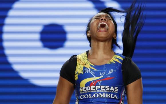 A sus 29 años de edad, Leidy Solís es la mejor pesista del mundo. Dice que su mayor tesoro es su hijo Alan Matías. Los Olímpicos de Tokio son ahora su prioridad deportiva. FOTO EFE
