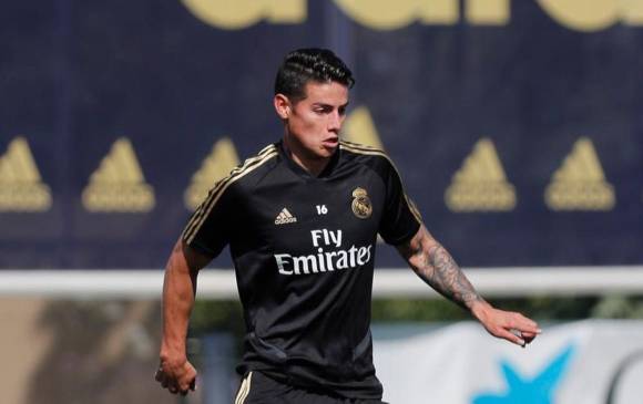 James solo ha jugado 650 minutos en 13 partidos con Real Madrid en la temporada 2019-20. FOTO tomada de @jamesdrodriguez