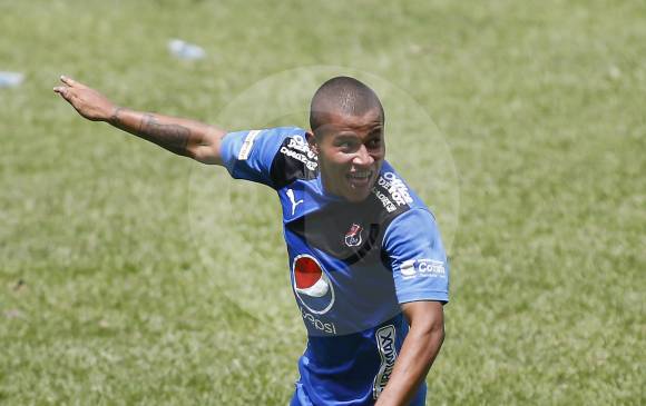 Imagen de Sebastián Macías en entrenamiento con el DIM. FOTO Archivo Manuel Saldarriaga